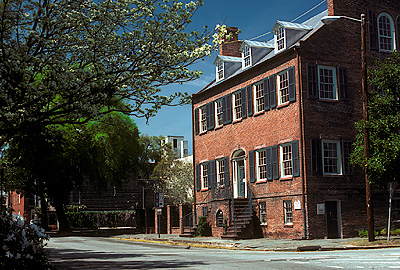 Savannah; Davenport House on Columbia Square. Location: GA: Chatham County. [ref. to #148.030]