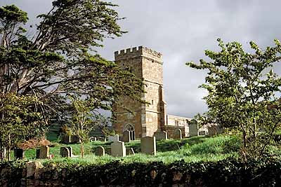 ENG: Dorset , Dorset AONB, Dorset's Southwest Coast, Abbotsbury, Village church, c 15th C. [Ask for #156.020.]