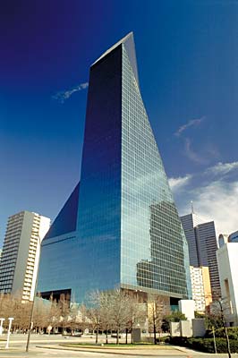 Allied Bank Tower at Fountain Place. Location: TX, Dallas County, Dallas, Downtown. [ref. to #208.023]