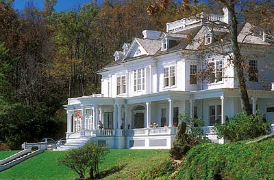 Cone Manor House, now a craft arts center. Location: NC, Watauga County, The Blue Ridge Parkway, Moses Cone Park. [ref. to #214.086]