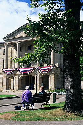 PE: Queens County, Hillsborough River Area, Charlottetown, Province House (1847), the provincial capitol building. [Ask for #240.273.]