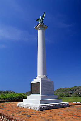 NC: New Hanover County, Wilimington Area, Carolina Beach Area, Fort Fisher State Recreation Area, Monument to the Civil War battle fought here [Ask for #249.464.]