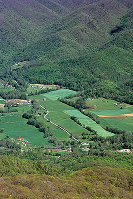 TN: The Northern Mountains Region, Carter County, Cherokee National Forest, Holston Mountain, Holston High Knob, View [Ask for #261.113.]