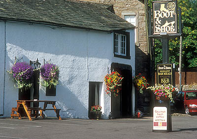 ENG: The Northwest Region, Cumbria, The Eden Valley, Penrith, Greystoke Village, The local pub, the Boot and Shoe [Ask for #262.448.]