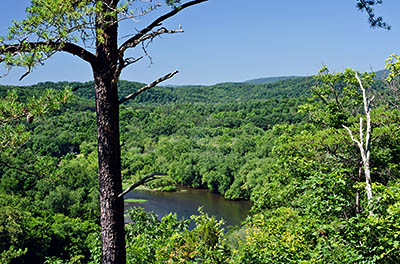 MD: Allegany County, Potomac River, Green Ridge State Forest, Little Orleans, View over the Potomac River from High Germany Hill [Ask for #269.060.]