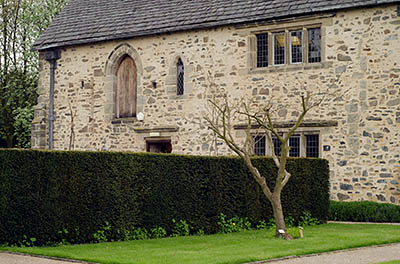 ENG: East Midlands Region, Leicestershire, Northwest Leicestershire, Coalville, Donnington le Heath Manor House, Front view of 13th c. manor house [Ask for #270.059.]