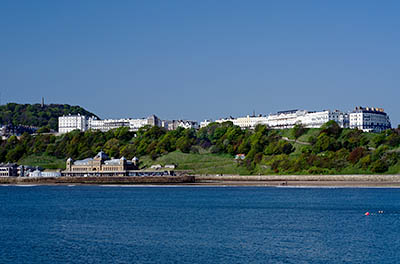 ENG: Yorkshire & Humberside Region, North Yorkshire, North Yorkshire Coast, Scarborough City, Old Harbour, View towards the Esplanade [Ask for #270.102.]