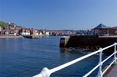 ENG: Yorkshire & Humberside Region, North Yorkshire, North Yorkshire Coast, Whitby, West Pier, Harbor, viewed from West Pier [Ask for #270.167.]