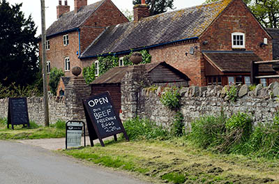 ENG: East Midlands Region, Leicestershire, Western Leicestershire, Shenton, An historic farmsted in the village houses a farm store, near Bosworth Field [Ask for #270.256.]