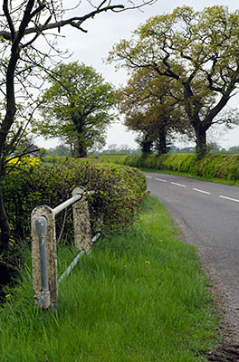 ENG: East Midlands Region, Leicestershire, Western Leicestershire, Shenton, Fenn Lane, Bothworth Field battle site, Fenn Lane, a Roman road, at the exact site of the Bosworth Fields battle [Ask for #270.258.]