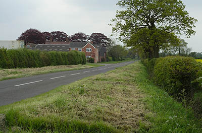 ENG: East Midlands Region, Leicestershire, Western Leicestershire, Shenton, Fenn Lane, Bothworth Field battle site, Fenn Lane, a Roman road, at the exact spot of the Battle of Bosworth Fields [Ask for #270.264.]