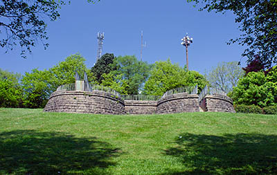 ENG: The Northwest Region, Lancashire, The Pennines, Blackburn-with-Darwen, Corporation Park, Colourfields Panopticon, a 19th c. battery converted to a public art project [Ask for #270.348.]