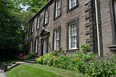 ENG: Yorkshire & Humberside Region, West Yorkshire, Bradford Borough, Haworth, Bronte Parsonage Museum, Front view [Ask for #270.408.]