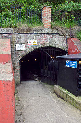 ENG: Yorkshire & Humberside Region, North Yorkshire, North Yorkshire Coast, Skinningrove, Cleveland Ironstone Mining Museum. Entrance to the mine. [Ask for #270.458.]