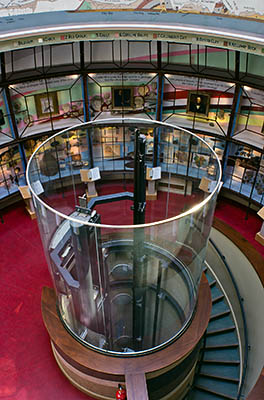 ENG: Yorkshire & Humberside Region, North Yorkshire, North Yorkshire Coast, Scarborough City, The Rotunda Museum, Geology museum at town center designed by William Smith (1829). Interior. [Ask for #270.519.]