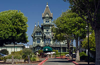 CA: North Coast Region, Humboldt County, Humboldt Bay Area, City of Eureka, Old Town, Carson Mansion, c. 1884. Now a private club. [Ask for #271.093.]